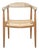 JH501 The Chair in Oak and Wicker by Hans Wegner, 1960s For Sale