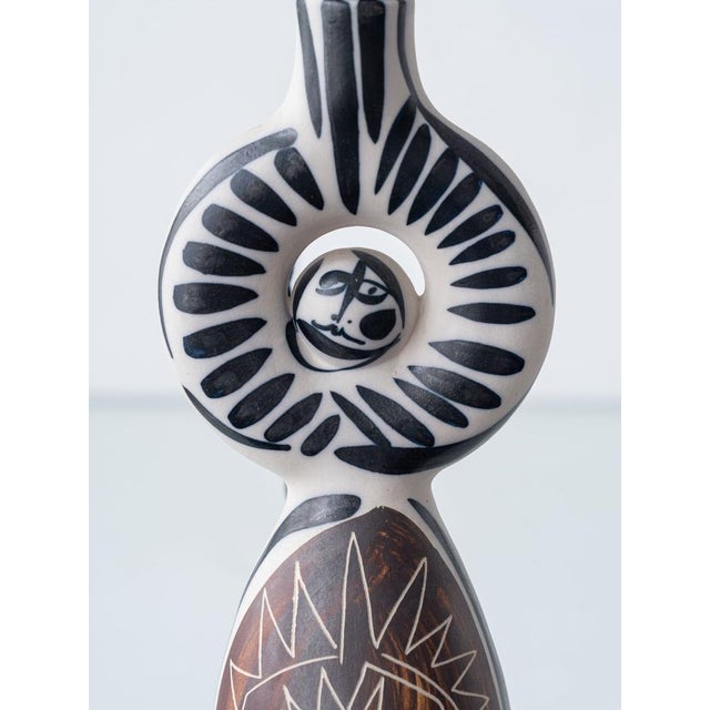 Modern Spanish Modernist Ceramic Female Figure Lamp by Alfonso Otero Regal, 1970s For Sale - Image 3 of 11