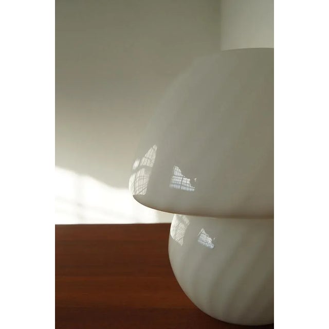 Vintage Italian Mushroom Table Lamp, 1970s, Set of 2 For Sale - Image 4 of 6