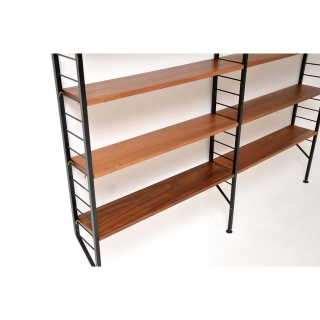 Vintage Teak Ladderax Bookcase Shelving from Staples Cricklewood, 1960 For Sale - Image 6 of 13
