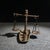Vintage Brass Dragon-Head Balance Scale With Original Weights For Sale In Los Angeles - Image 6 of 9