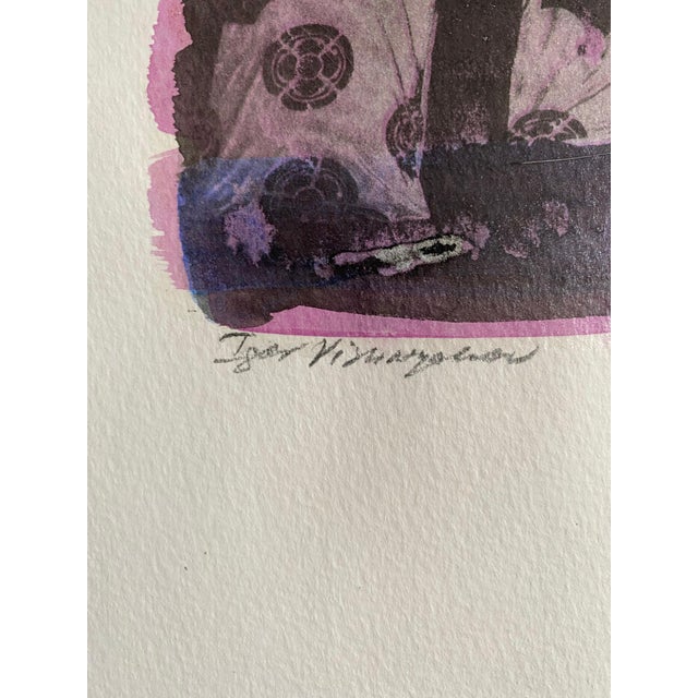 Contemporary Igor Vishnyakov, Post Soviet Russian Avant Garde Art Photograph Mixed Media Gum Bichromate Photo, 2003 For Sale - Image 3 of 6