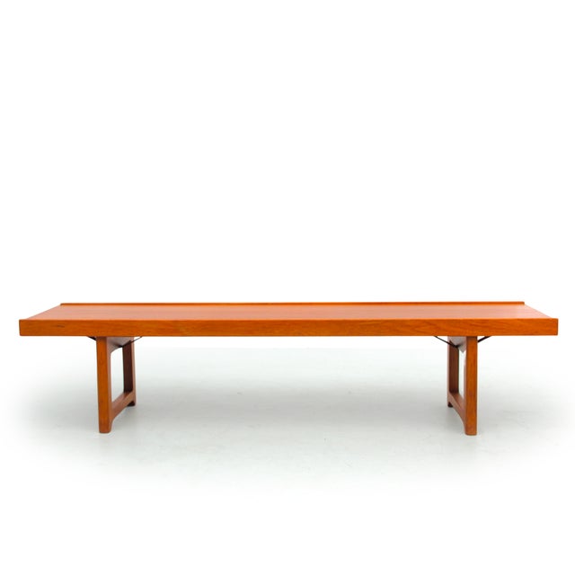 Scandinavian Teak Coffee Table Bruksbo, 1960s, in Very Good conditions. Designed 1960 to 1969