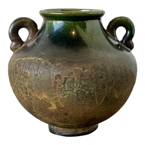 Vintage Original Studio Pottery Two Handle Vase