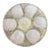 Hand Painted European Pottery Oyster Plate For Sale