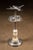 Art Deco Vintage Chrome Airplane Smoking Stand With Marbled Glass Lamp Base For Sale - Image 3 of 9