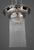 Vintage Nickel-Plated Ceiling Lamps with Glass Sticks, 1920, Set of 2 For Sale - Image 15 of 16