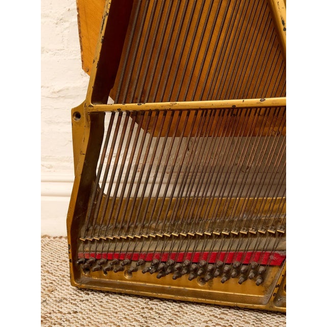 Wurlitzer Early 20th Century Deconstructed Piano Harp Industrial Wall Art For Sale - Image 4 of 7