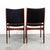 Uldum Møbelfabrik 1960s Mid Century Danish Modern Dining Chairs Johannes Andersen Set 5 Rosewood Brown For Sale - Image 4 of 10