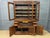 Victorian Carved Walnu Bookcase witht Secretaire, 1880 For Sale - Image 10 of 18