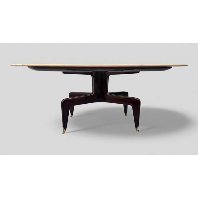 Mid-Century Modern Italian Marble Dining Table by Melchiorre Bega, 1957 For Sale - Image 9 of 18