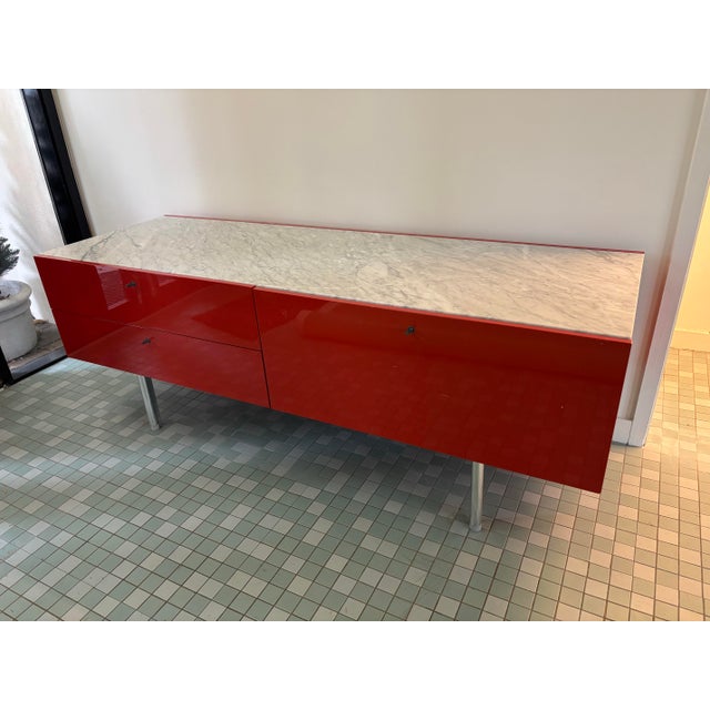 1990s Piero Lissoni for Cassina "Flat Series" Cabinet/ Credenza, Attributed For Sale - Image 10 of 12