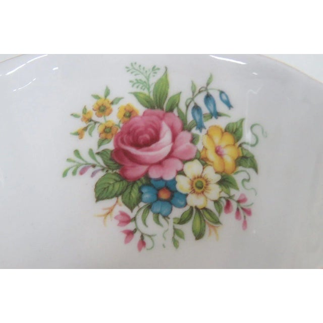 Royal Standard England Bone China Floral Tea Cup Saucer Dessert Plate Set For Sale - Image 11 of 12