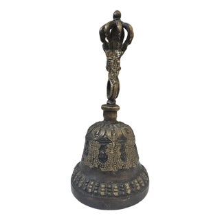 Large Tibetan Ghanta/Drilbu Ritual Bell, 1970s For Sale