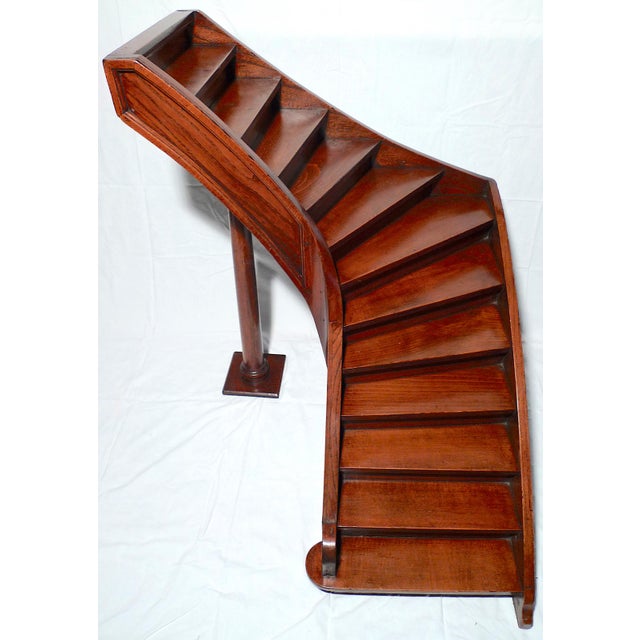 Early 20th Century Decorative Arts Rectilinear Single Turn Model Staircase For Sale - Image 13 of 13