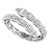 14k White Gold Snake Coil Diamond Ring Size 7 ( All Sizes Available ) For Sale