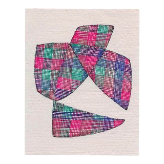 1980s Mid-Century Modern Style Drawing by William Glen Davis For Sale