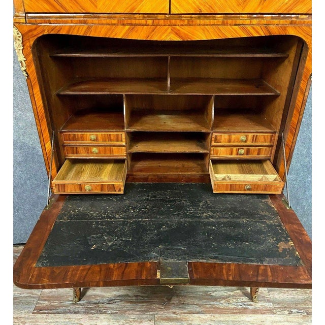 Louis XV Marquetry Secretaire For Sale - Image 6 of 8