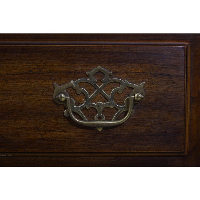 1970s Statton Oxford Cherry Queen Anne Sideboard For Sale - Image 10 of 18