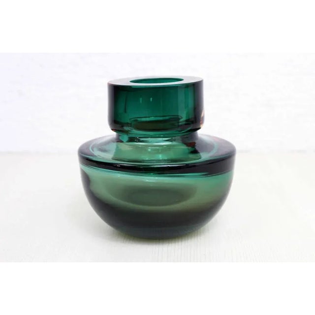 Sommerso Murano Glass Vase, 1970s For Sale - Image 10 of 11