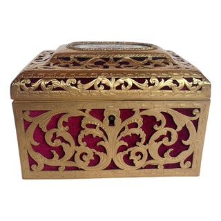 Beautiful French 19th Century Boule Box For Sale