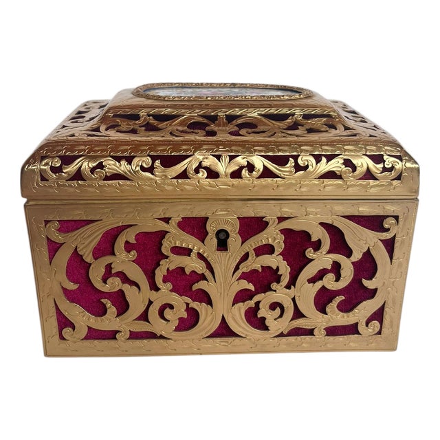 Beautiful French 19th Century Boule Box For Sale