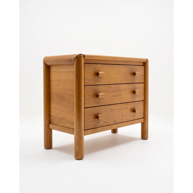Chest of Drawers in Elm from Chauvin Workshop, 1960, in Very Good conditions. Designed 1960 to 1969 I have official proof...