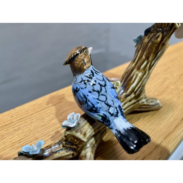 Birds Singing on Flowering Branch, 1950s For Sale - Image 3 of 13