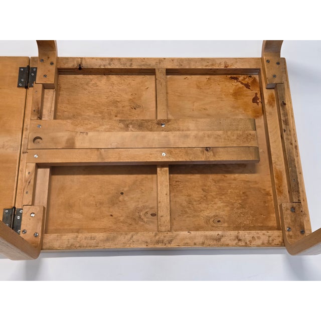 Blue Dl82 Folding Table and 65 Chairs by Alvar Aalto for Artek 1960s, Set of 7 For Sale - Image 8 of 18