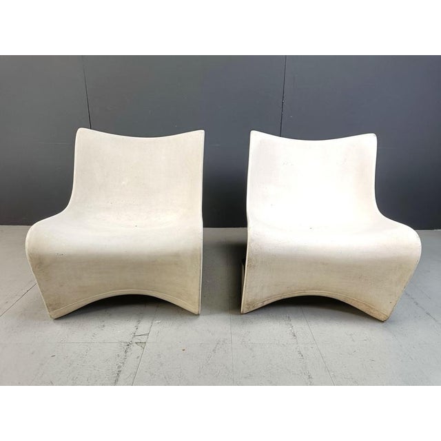 Silène Lounge Chairs by M Borgnat for Clairitex, 1960s, Set of 2 For Sale - Image 6 of 10