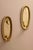 Mid-Century Swedish Oval Brass Sconces, Set of 2 For Sale - Image 6 of 10