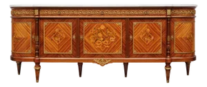Antique Louis XVI French Grand Buffet Enfilade