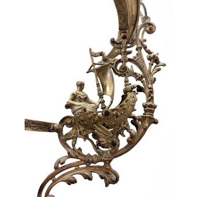 19th Century Edwardian Ship Design Chandelier, 1891 For Sale - Image 5 of 5