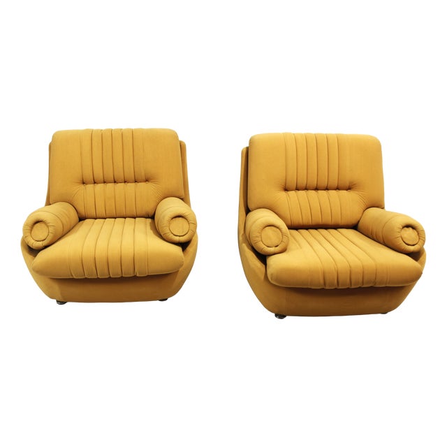 Space Age No. 23 Lounge Chair from Jitona, 1970s, Set of 2 For Sale