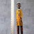 Vintage African Carved Wood Colon Statue Figure Gentleman Suit Painted 17 In For Sale - Image 10 of 10