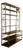 Contemporary Ebonized and Patinated-Bronze Eight-Tier Étagères For Sale