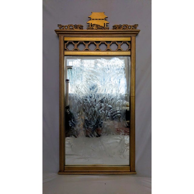 This mirror came from an upscale estate in southern Virginia. It was used as a fireplace mirror when we found it, but it...