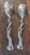 Arthur Court Jaguar Hammered 2 Aluminum Salad Servers with New in Box For Sale - Image 12 of 14