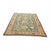 Traditional Vintage Sultanabad Style | Floral Design in Green-Blue and Beige | 7x10 For Sale - Image 3 of 5