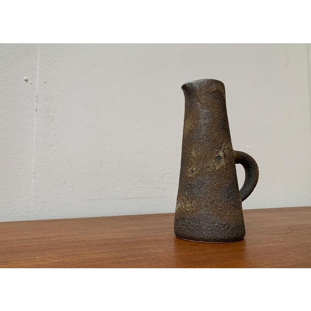 Mid-Century Brutalist West German Pottery WGP Fat Lava Vase from Jopeko, 1960s For Sale - Image 15 of 18