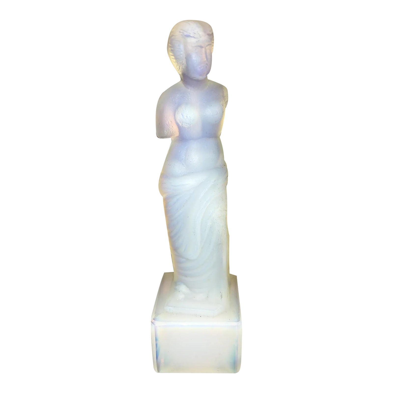 Sabinoガラス ミロのヴィーナス 1980s Sabino Glass Venus De Milo Sculpture | Chairish