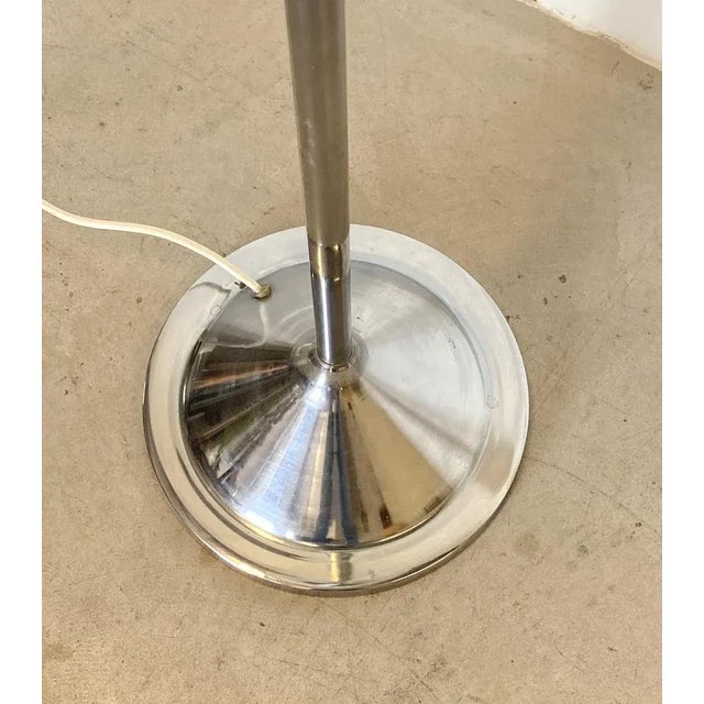 Floor Lamp in Chromed Steel and Glass, 1970s For Sale - Image 5 of 12