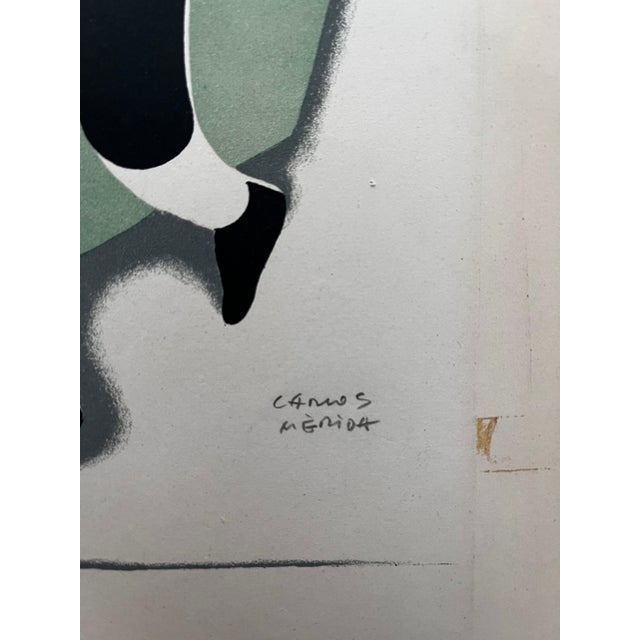 Lithograph of "The Umbrella Men from Dances of Mexico" by Carlos Merida, 1939 For Sale - Image 11 of 12