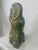 Large 13lb Vintage Inuit Stone Carving - Kneeling Figure in Parka, C. Mid-20th Century For Sale - Image 4 of 9
