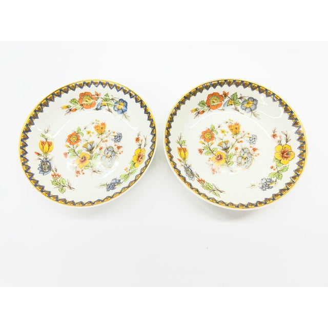 Vintage Haviland Limoges The Amiens Porcelain Floral Print Berry/Dessert Bowls - Set Of 10 $120 Measurements 5” diameter...