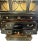 Mid 20th Century Mid 20th Century Vintage Black Lacquered Chinoiserie Bubble Glass Display Cabinet by Jasper Cabinet Company For Sale - Image 5 of 12