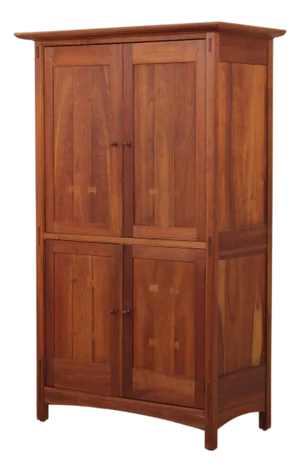 Stickley Cherry 4 Door Cherry Tv Armoire
