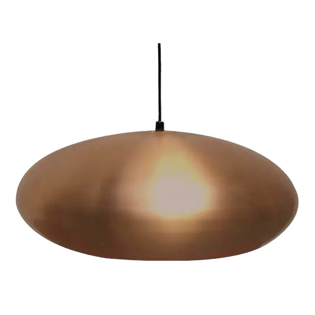 Mid-Century German Copper Pendant Lamp from Goldkant Leuchten For Sale