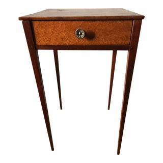 Late 18th Century Federal Birch & Birdseye Side Table For Sale
