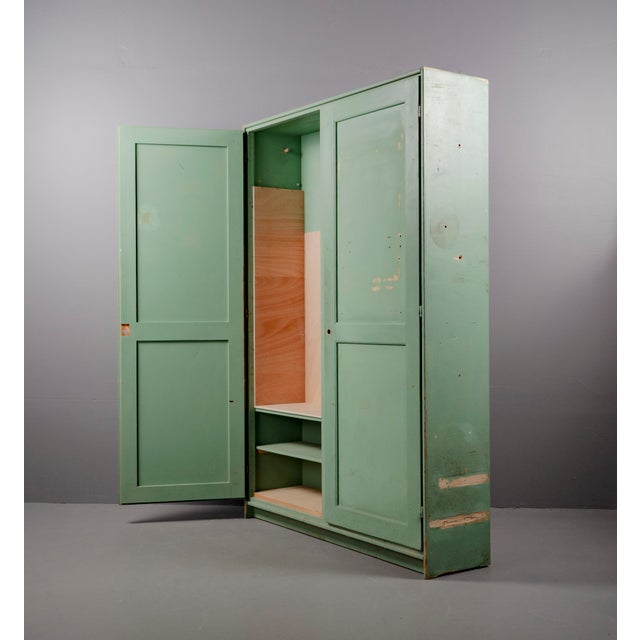 Vintage Cabinet in Green, 1950s For Sale - Image 14 of 18